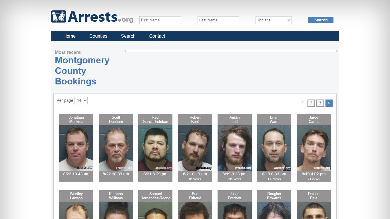 Montgomery County Arrests and Inmate Search